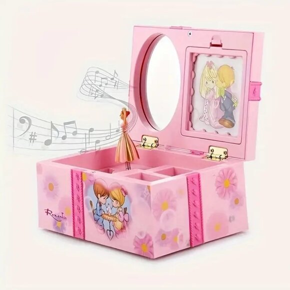 π©° Pink Ballerina Childs Musical Jewelry Box π©° - Picture 7 of 16